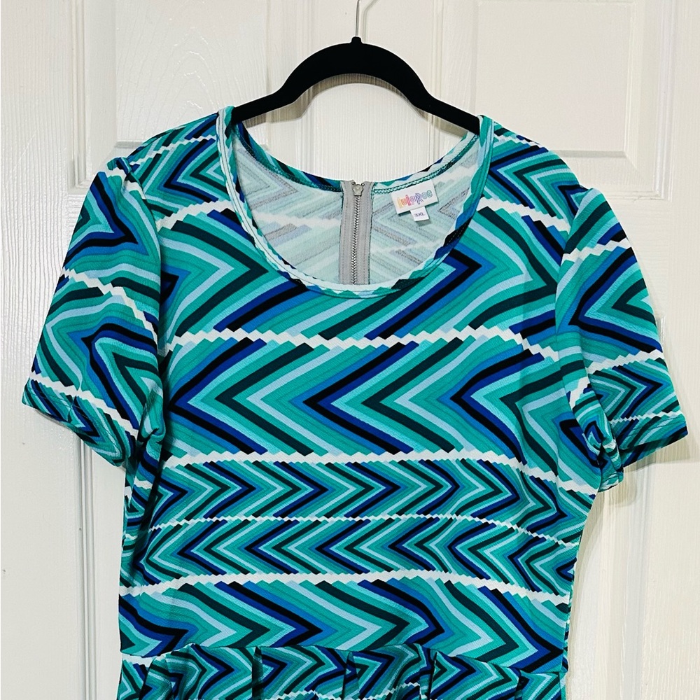 LuLaRoe Amelia Dress 3XL XXXL EUC
